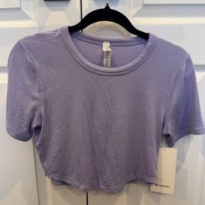 Lululemon Hold Tight Cropped T-Shirt - Size 8